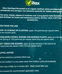 Future Forests Vitax Organic Bonemeal Tool Shed